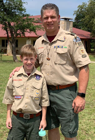 Webelos Camp at Camp James Ray 2018